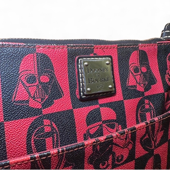 Dooney & Bourke Red and Black Star Wars Dark Side Rare Ltd Edition Crossbody Bag - Picture 3 of 8